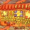 Annikas Haus, 1996 (nach einem Bild von Annika, 1996) (mit Beschreibung, mit weiterem Bild)