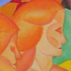 Badende Mädchen mit Stadt im Hintergrund, 2007 (nach dem gleichnamigen Bild von August Macke, 1913)