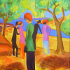 Dame in grüner Jacke, 2007 (nach dem gleichnamigen Bild von August Macke, 1913)