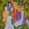 Vier Mädchen, 2008 (nach dem gleichnamigen Bild von August Macke, 1913)