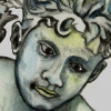 Das Mädchen aus der Muschel, 1998 (nach einer Skulptur in Paris auf der Pont Alexandre III: „Fillette à la coquille“ von Léopold Morice)