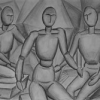 Drei Gestalten, 1999
