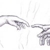 Gottes und Adams Hand, 2015 (Das ist der Auftakt für das aktuellste Projekt, demnächst gibt es hier mehr zu sehen)